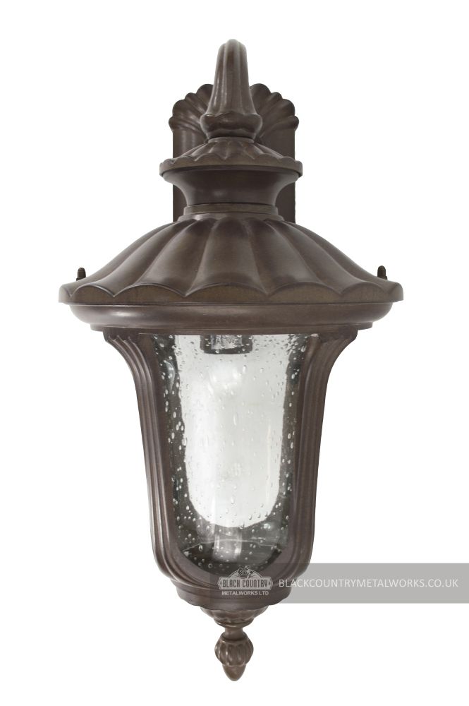 Bronze Top Hanging Garden Wall Light