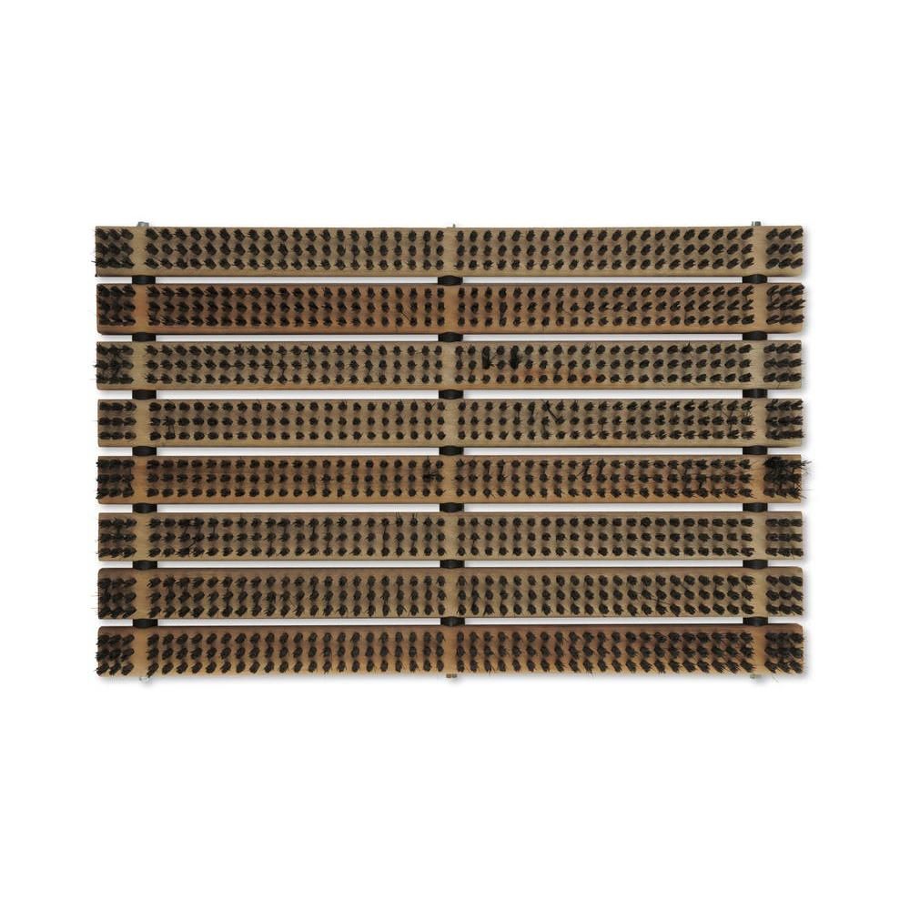 Brush Doorway Mat Created From Beech