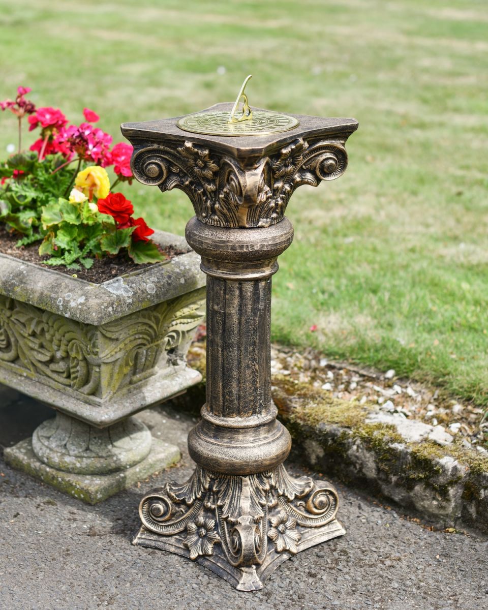 Brushed Gold Corinthian Column