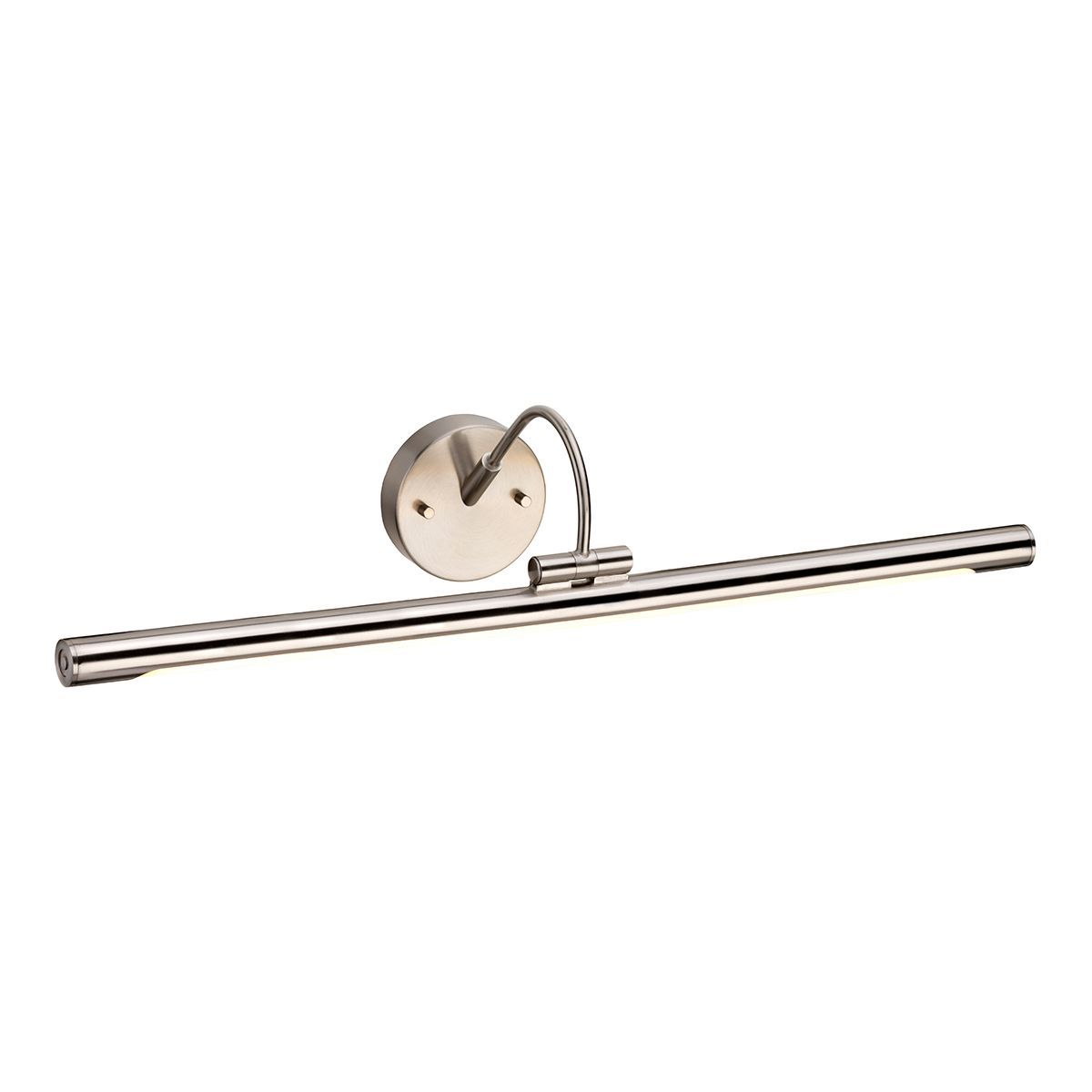Large Brushed Nickel LED Picture Light 