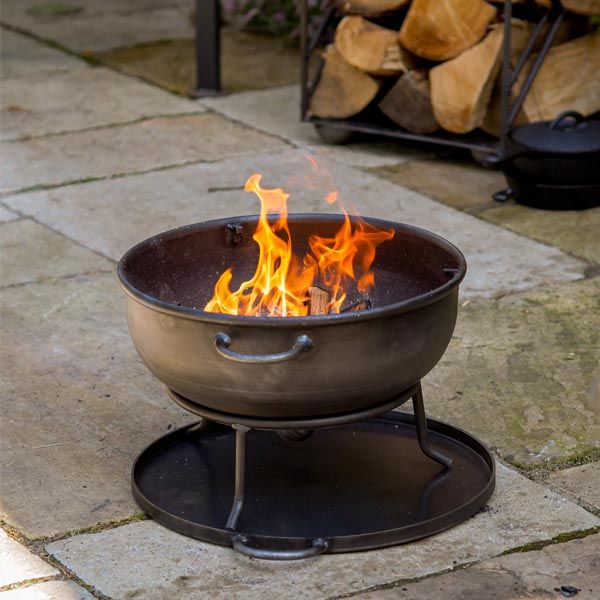 Camper Fire Pit On Patio