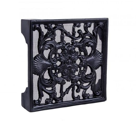 “Sanders Avenue” 9" x 9" Cast Iron Ornate Air Brick