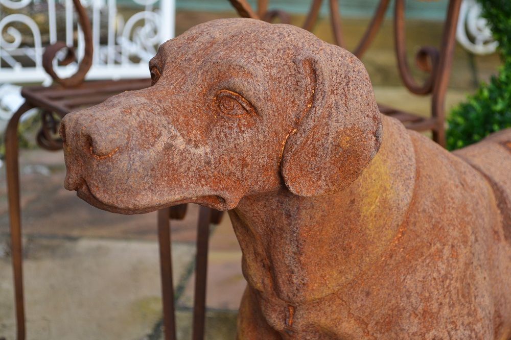 “Maxwell Park” Cast Iron Dog Sculpture 