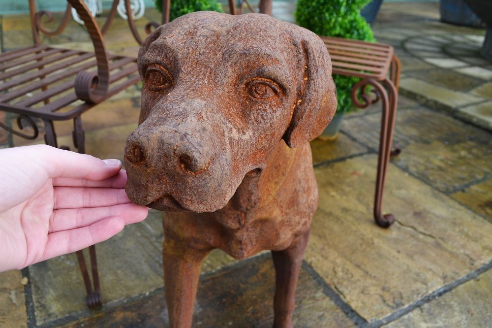 “Maxwell Park” Cast Iron Dog Sculpture 