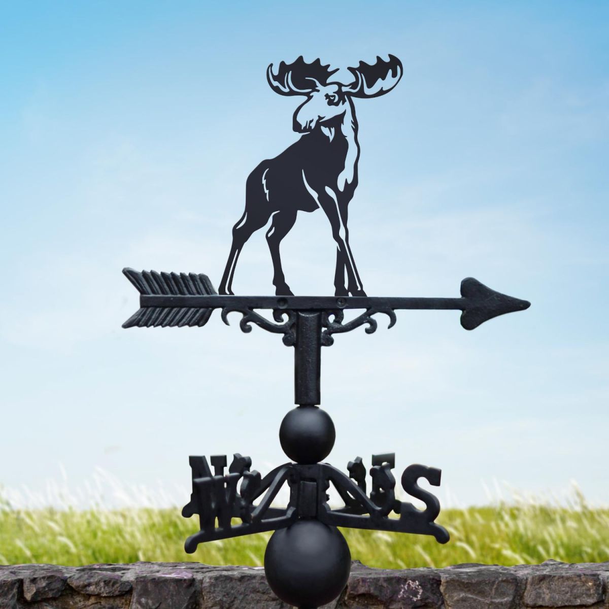 Weathervane with Moose Topper 