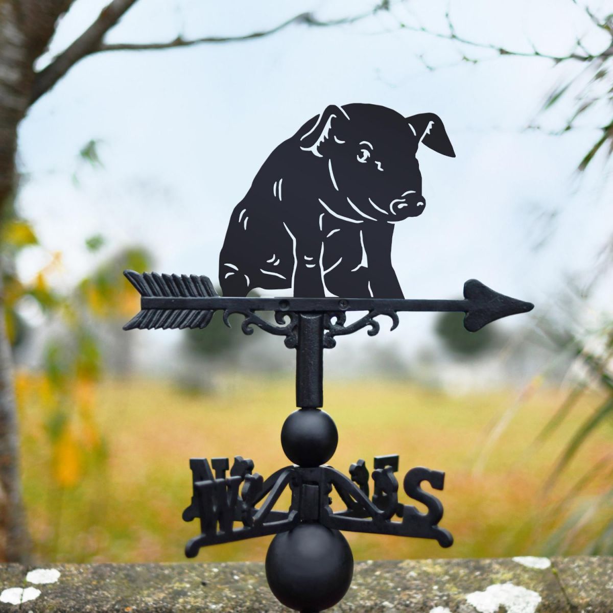 Sitting Piglet Weathervane 