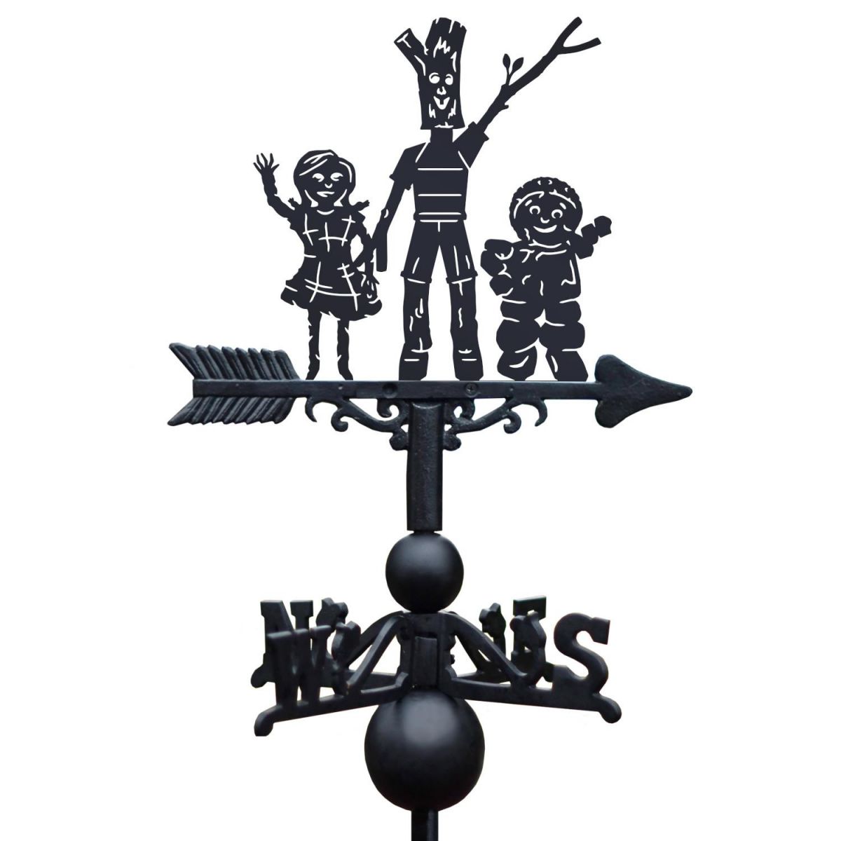Close-Up of Three Woodland Characters Topper