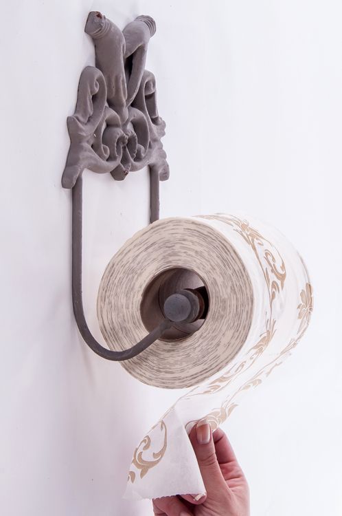 Cast iron tissue handle
