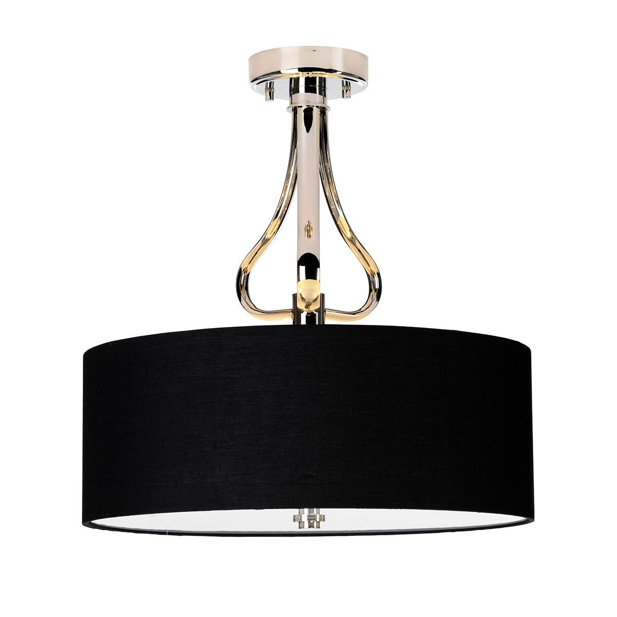 Ceiling Light Polished Chrome Finish On 