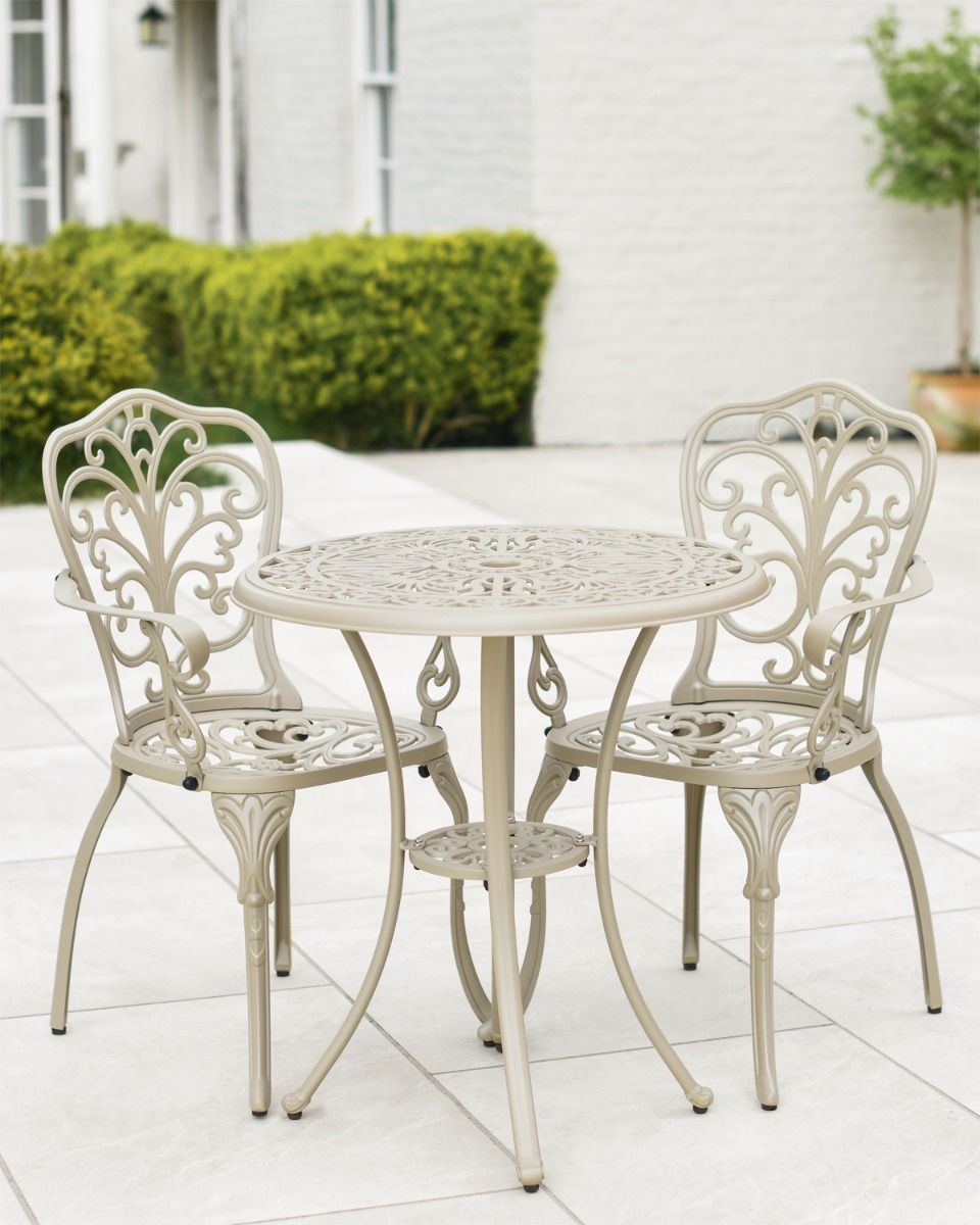 Champagne Finish Bistro Set 