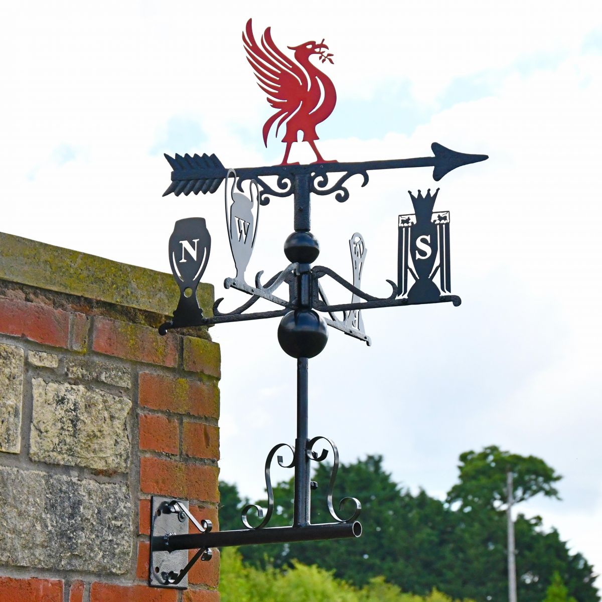 Deluxe Liverpool FC Weathervane on Wall