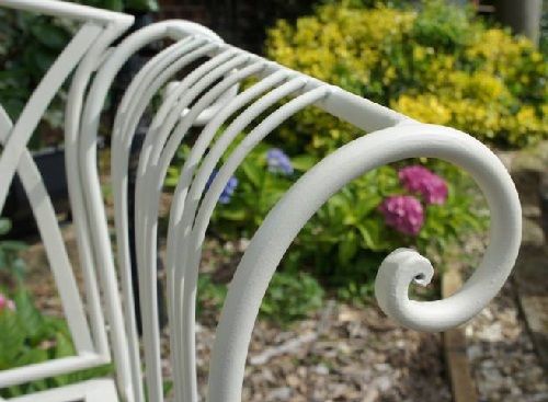 "Cherry Lattice" Vintage Style Garden Bench