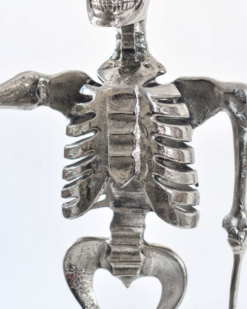 Close up of Chrome Skeleton Chest