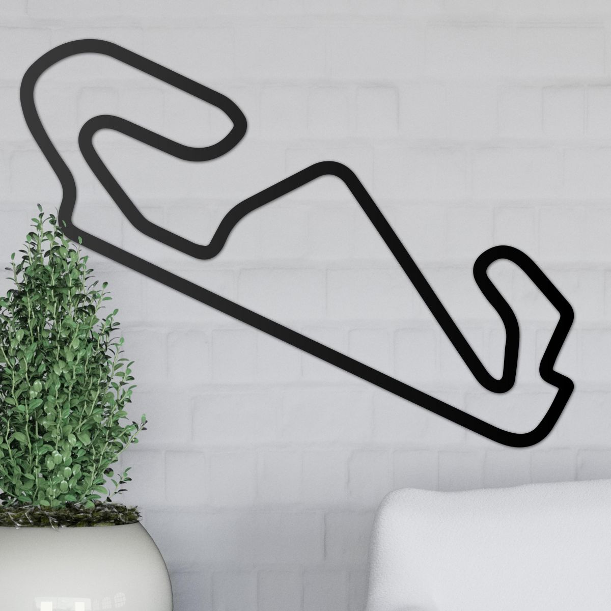 Circuit de Barcelona- Catalunya Wall Art in Situ 