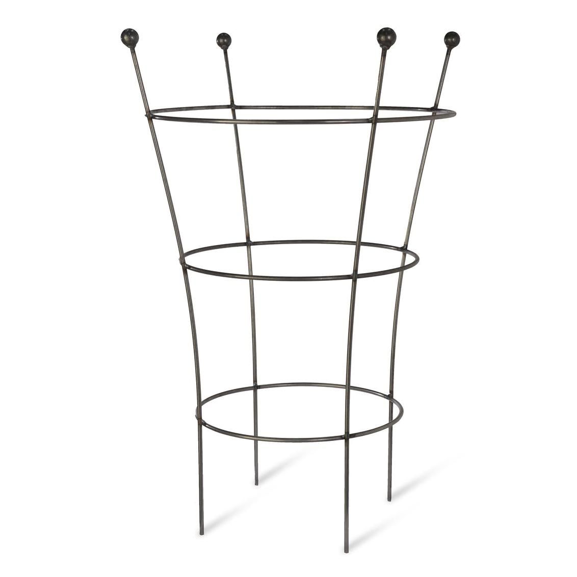 Circular Plant Support in Situ Created From Steel 