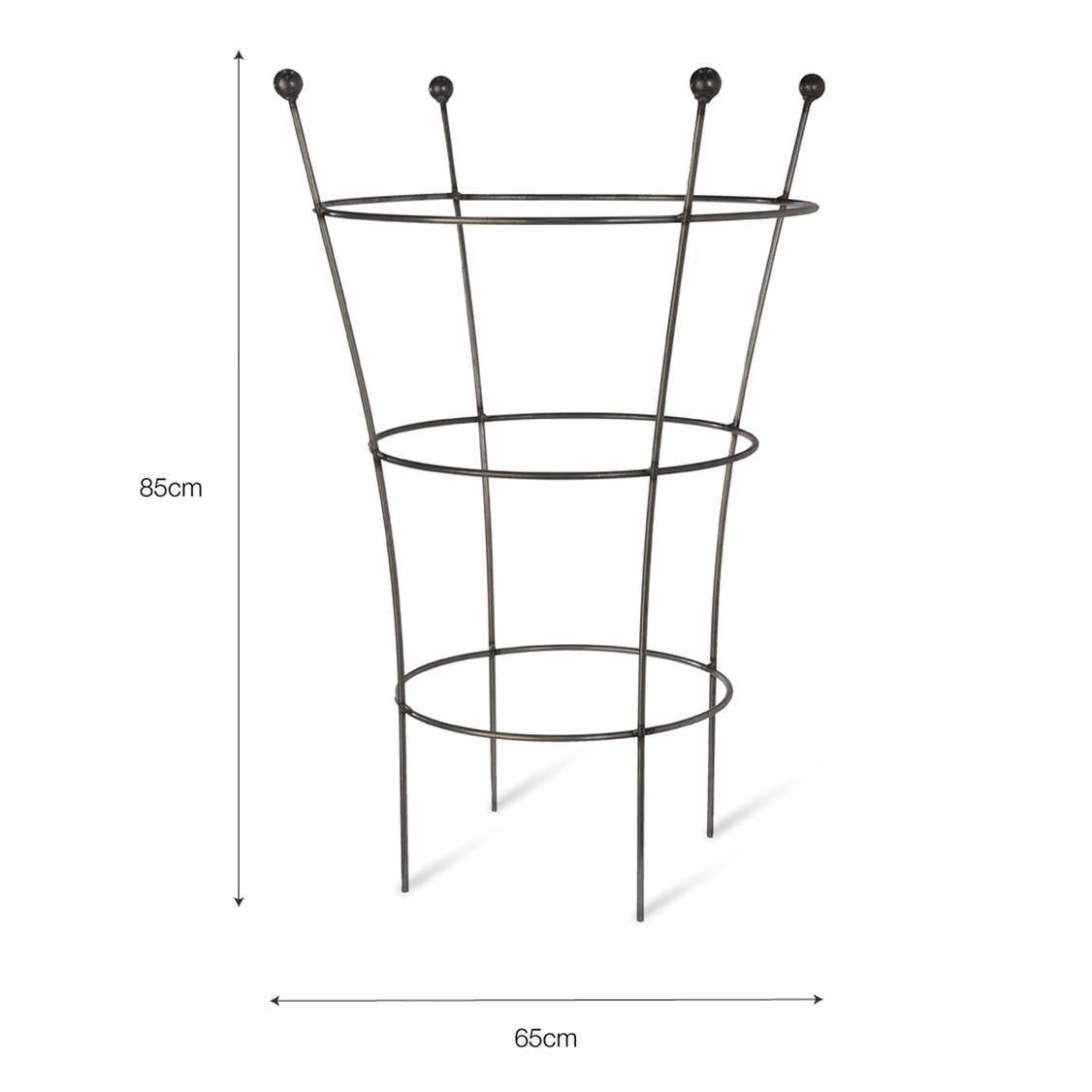 Circular Steel Plant Support Dimensions
