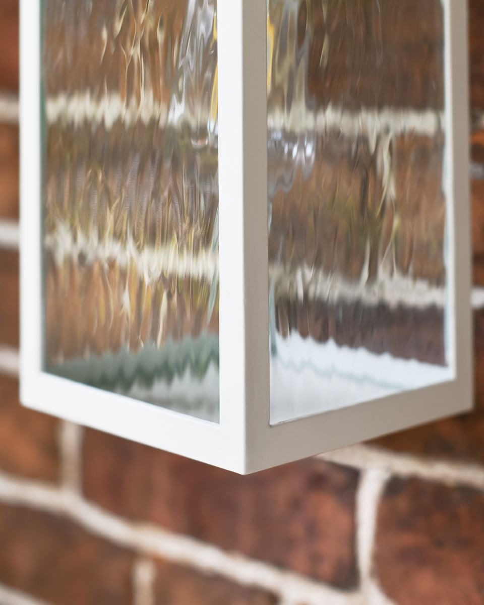 Close-up of the Bevelled Glass in the Wall Light