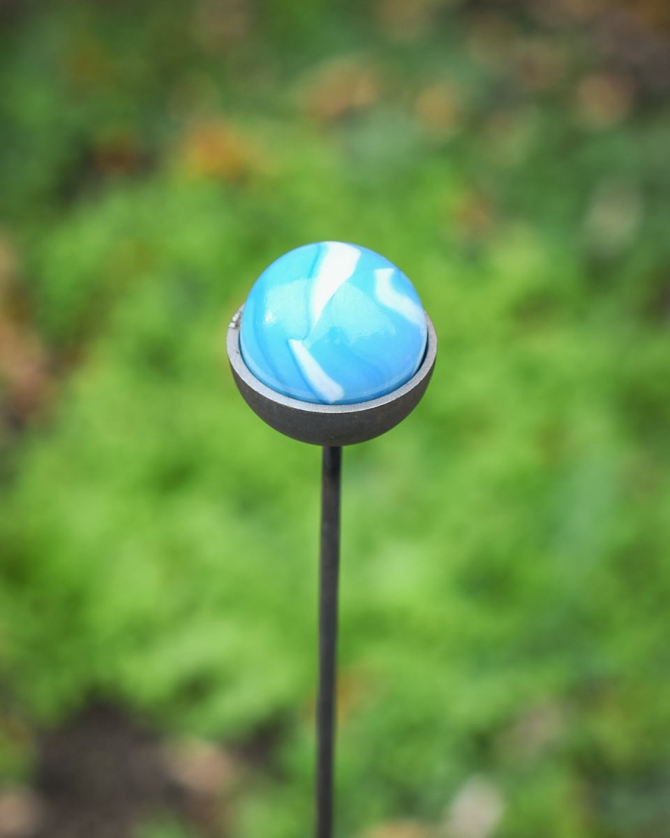 "Aegean" Suncatcher Garden Stake