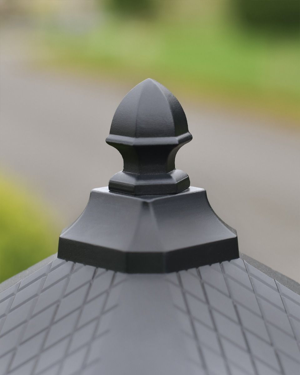 Sloped Roof on Pillar Light 