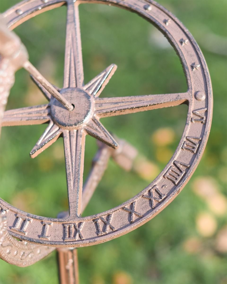 Close up Of Rustic Armillary