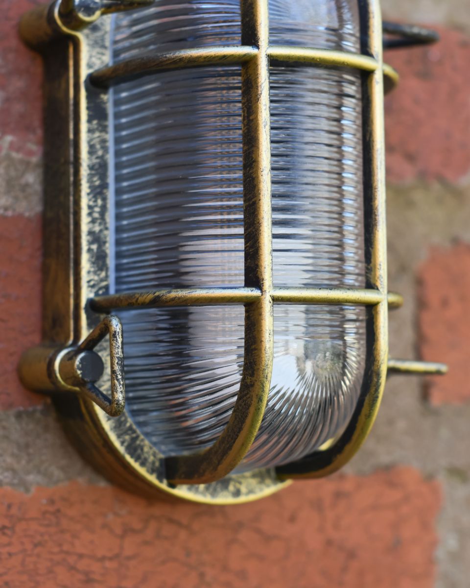 Details On The Finish From The Skipper Wall Light