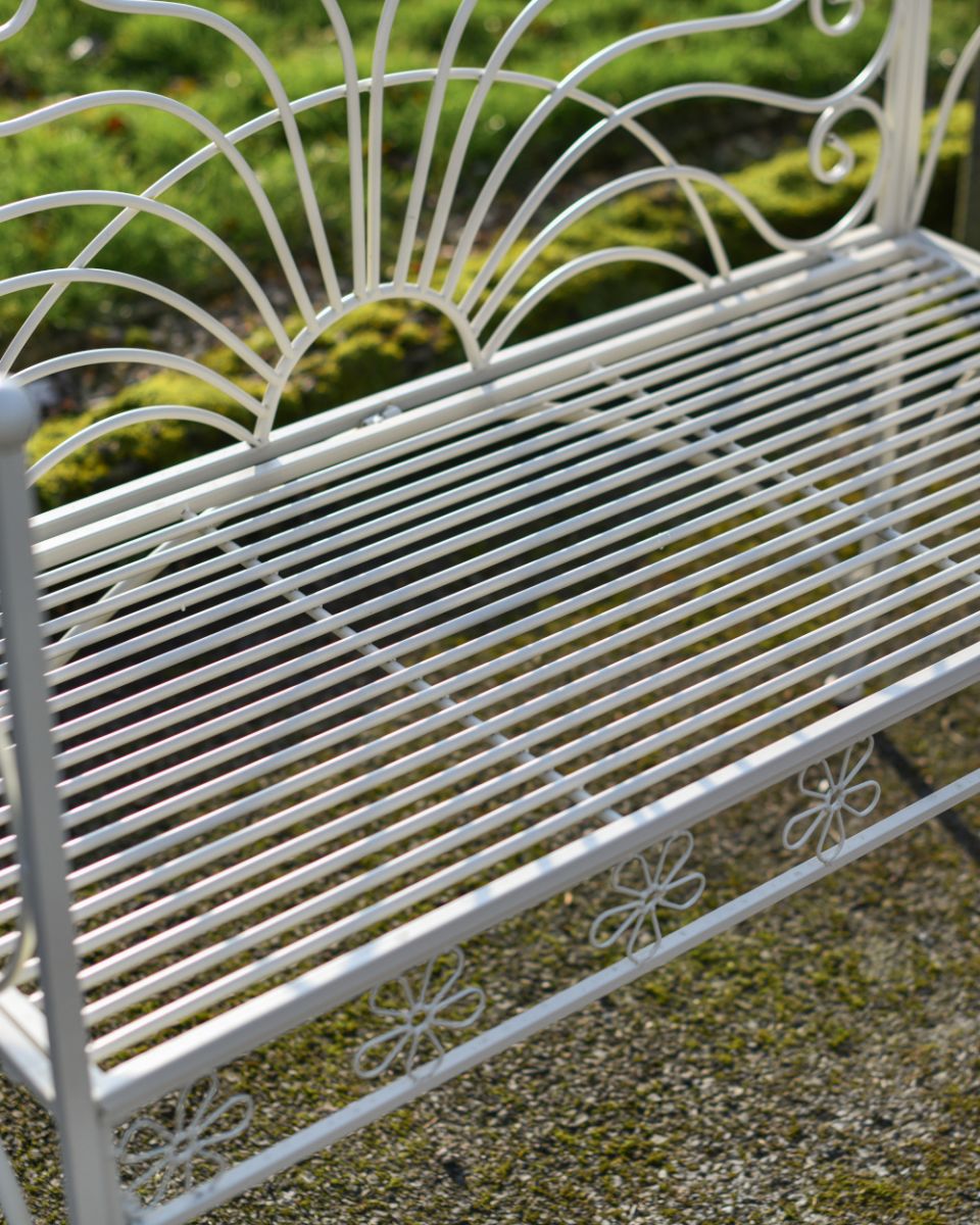 Close Up Of The Two Seat Bench 