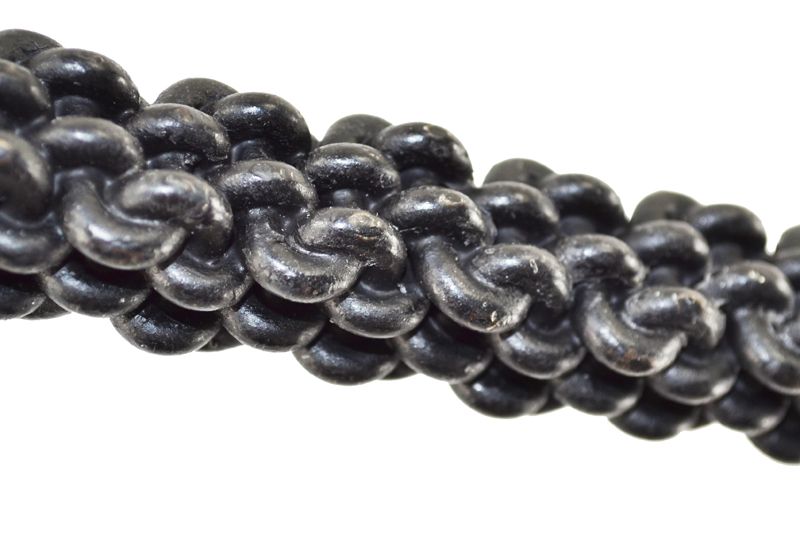 close up pleated iron
