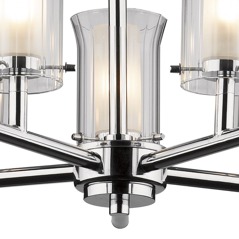 Contemporary Chrome Bathroom Chandelier