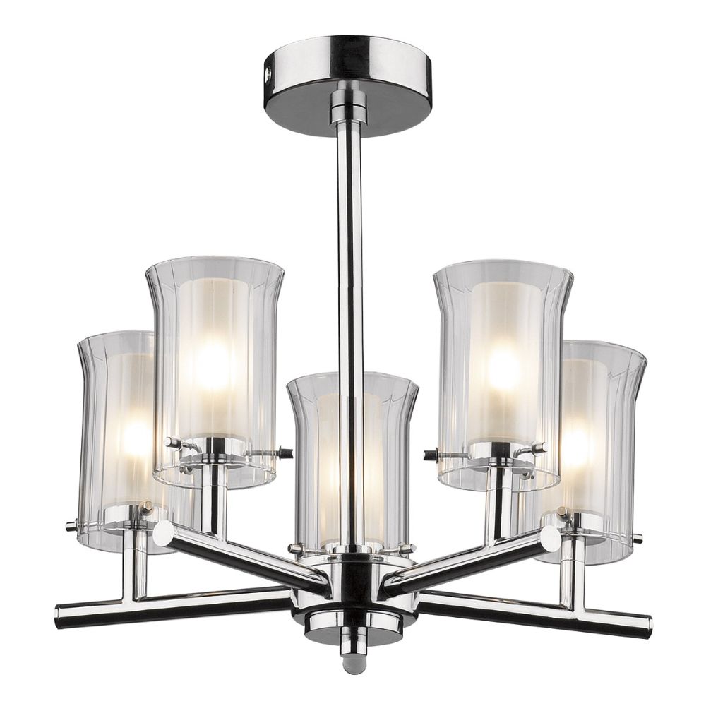 Contemporary Chrome Bathroom Chandelier