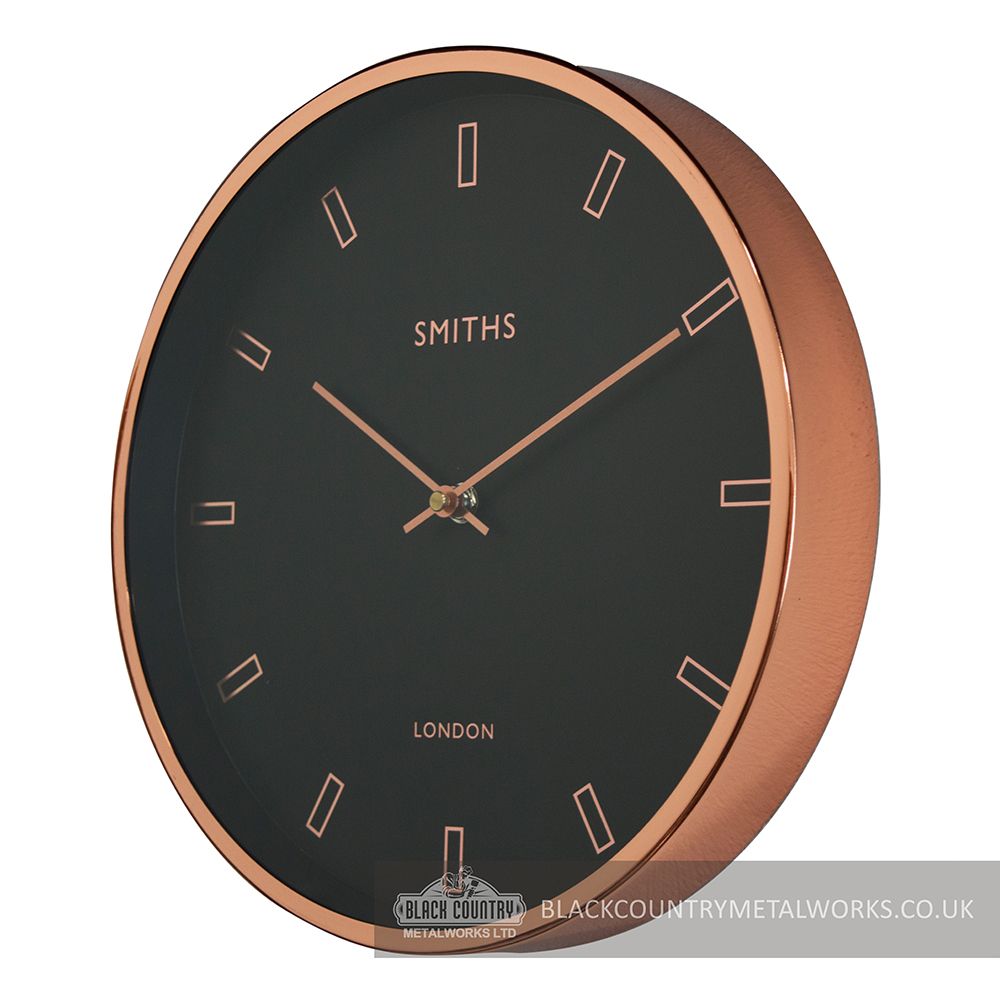 Contemporary Copper Wall Clock