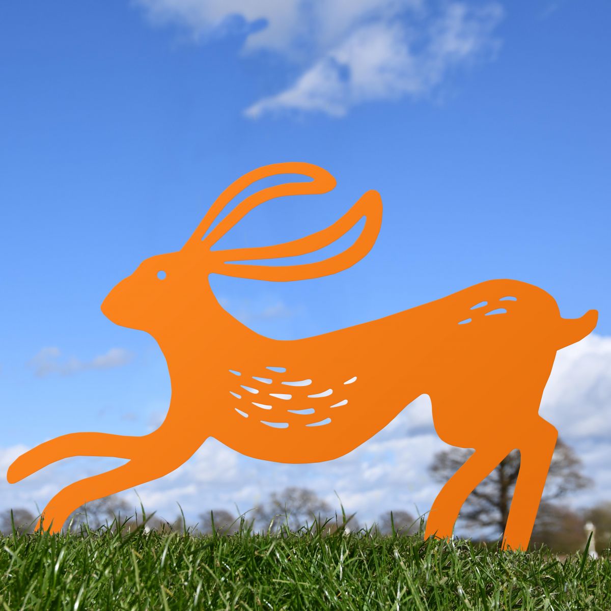 Orange Finish on Contemporary Hare 