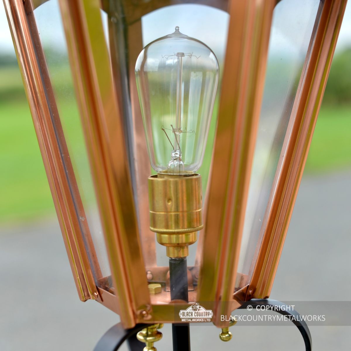 Close-up of the Edison Screw Bulb Holder (Available Upon Request)