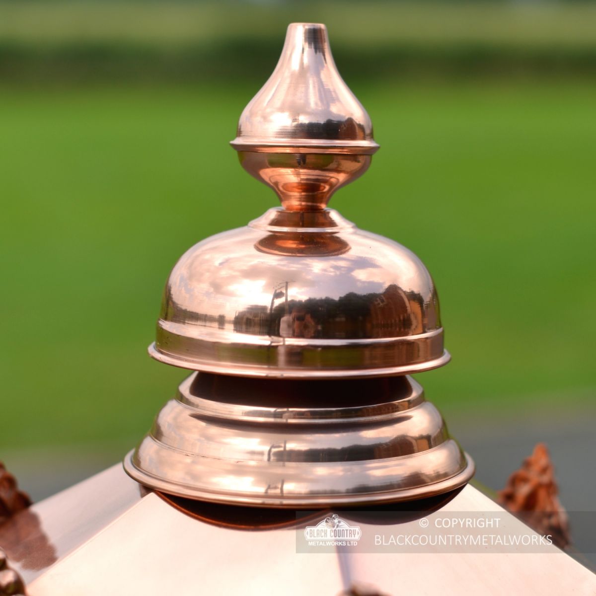 Close-up of the Finial on the top of the Lantern