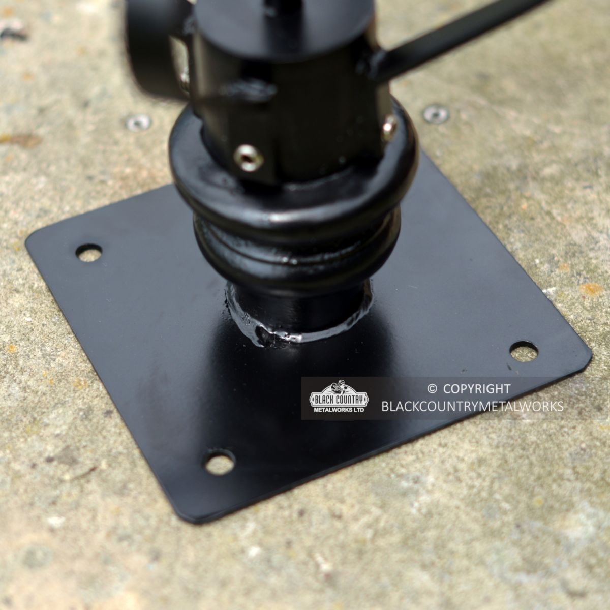 Close-up of the Pillar Base Plate