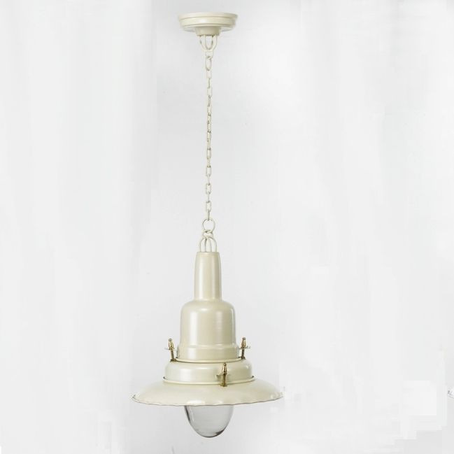 cream "Coach House" Hanging Chain Lantern