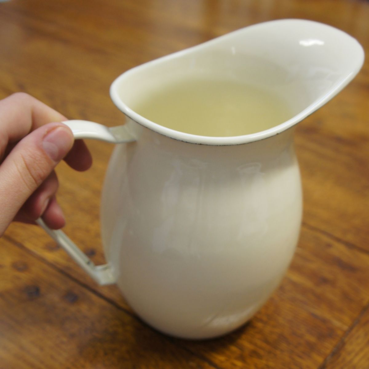 “Honey Pot House” Enamel Jug