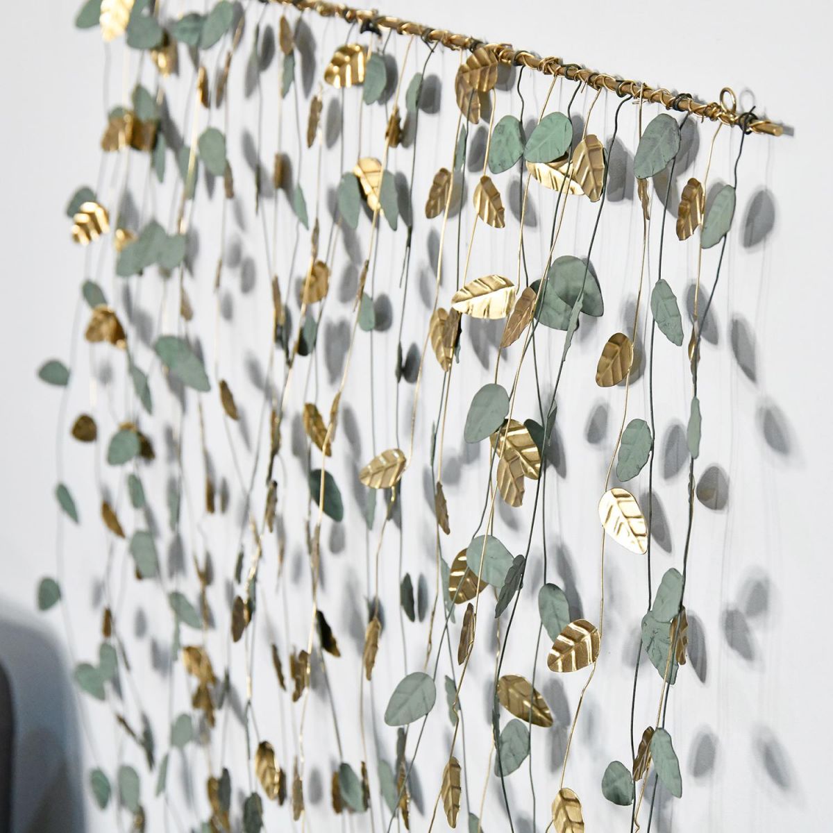 Dangling Leaves Wall Art in Situ in the Home