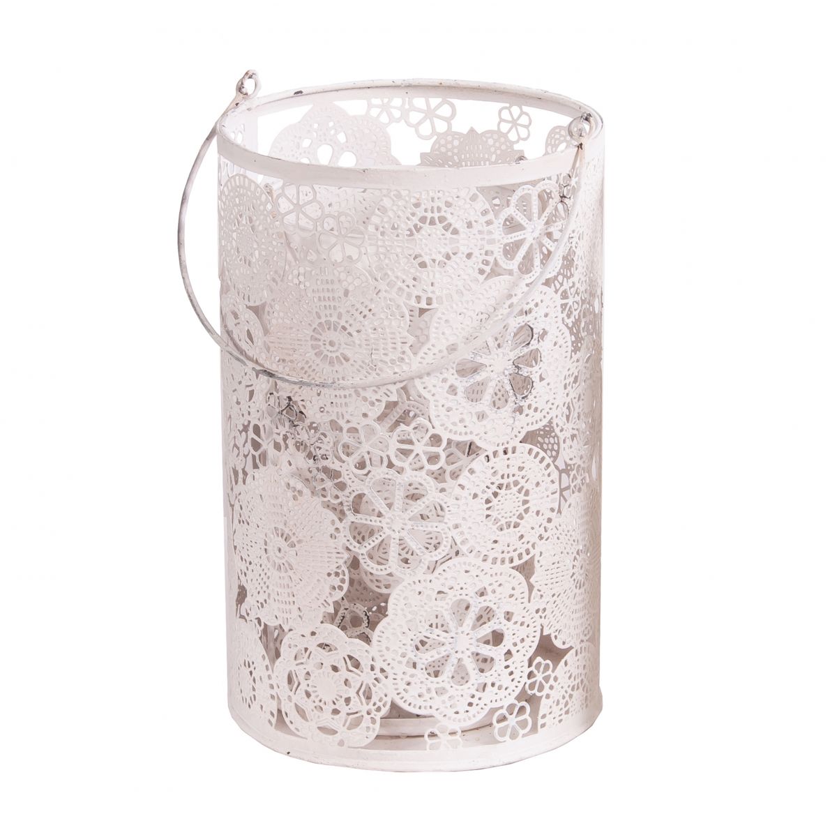 Cream candle holder