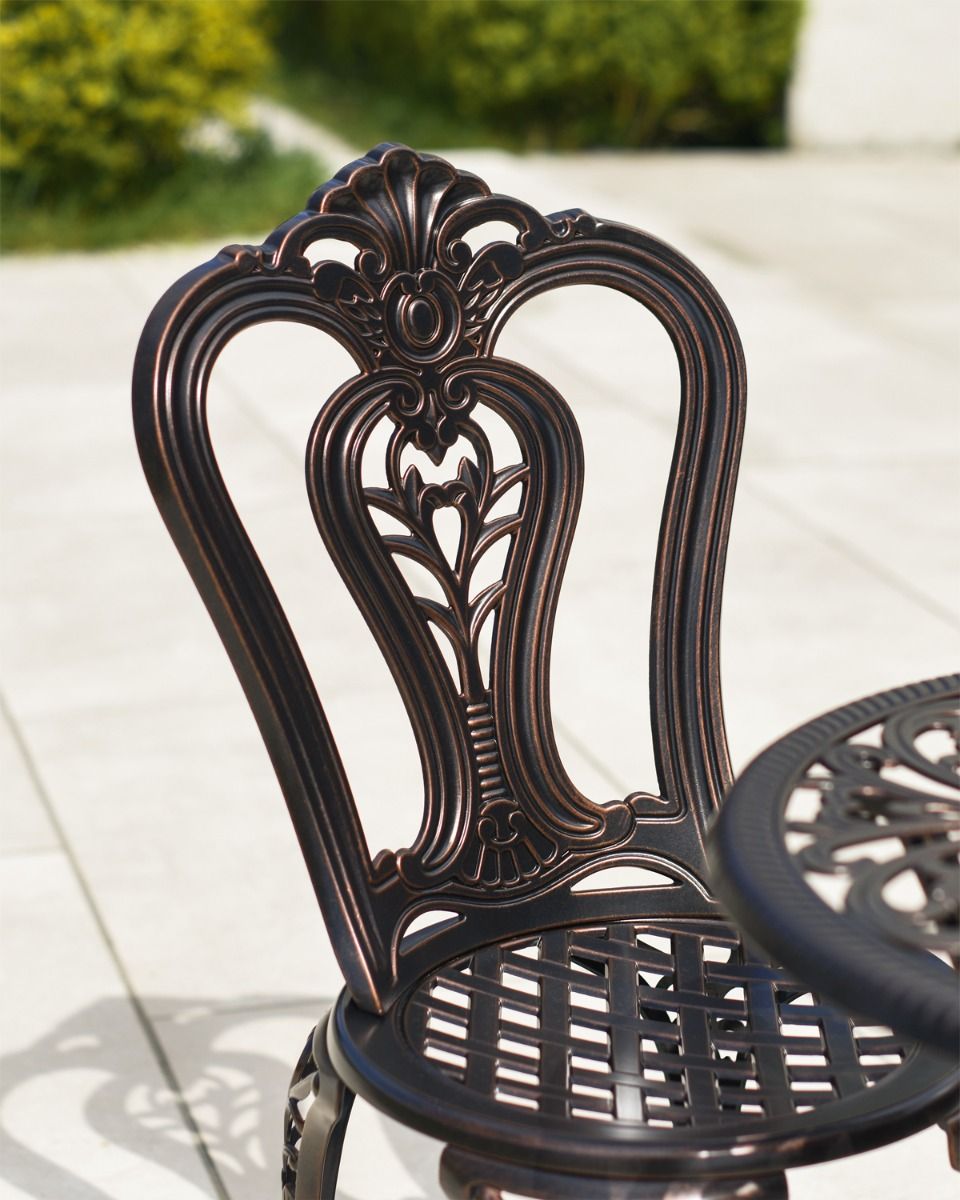 Lattice Design Patterned Garden Chair 