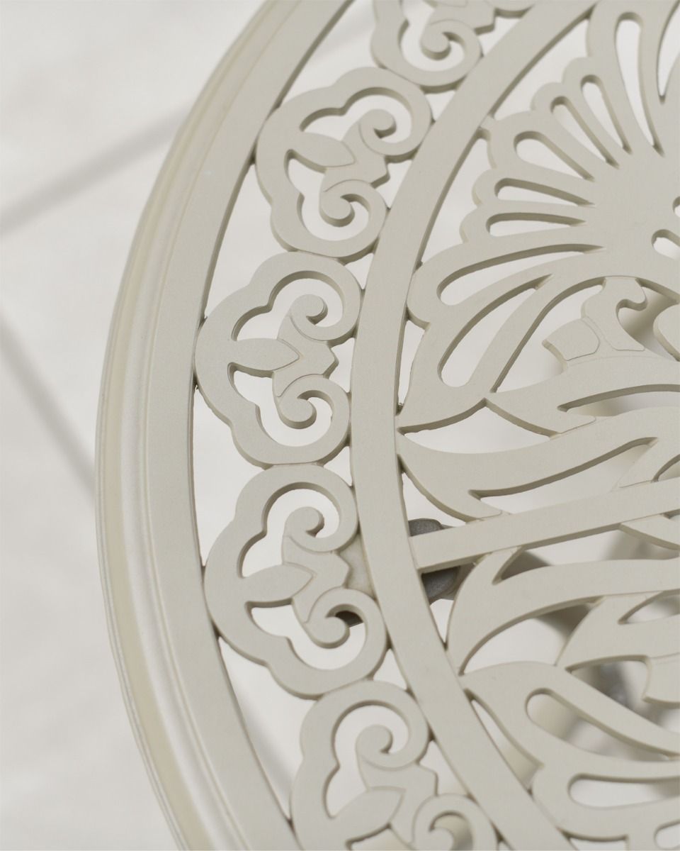 Decorative Garden Table Close Up