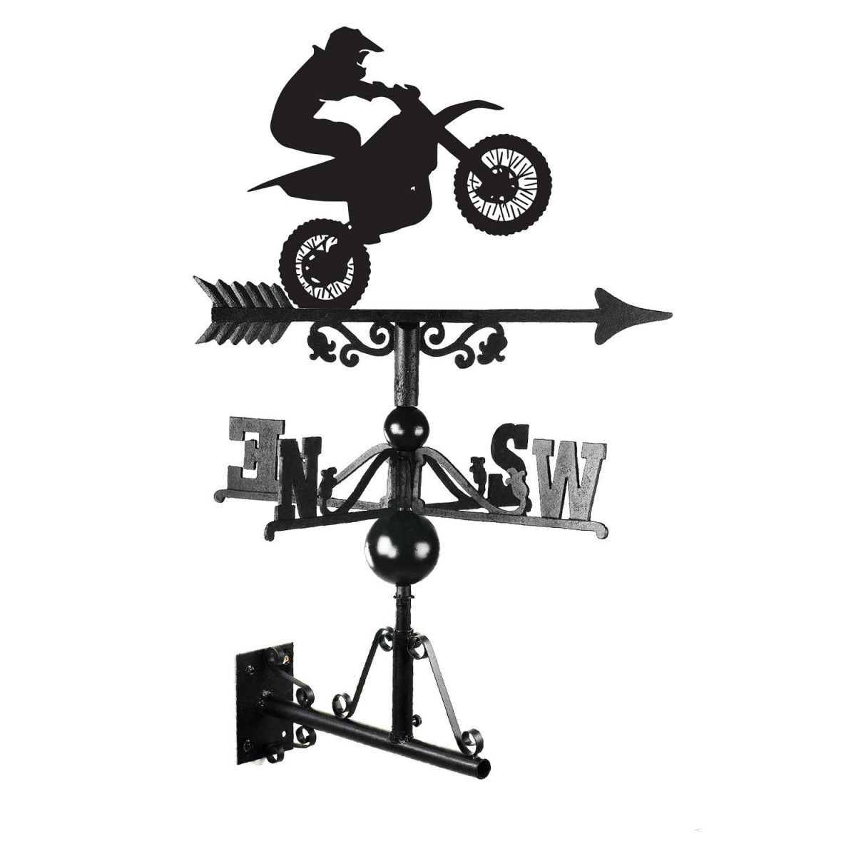 Dirt Bike Weathervane in Full