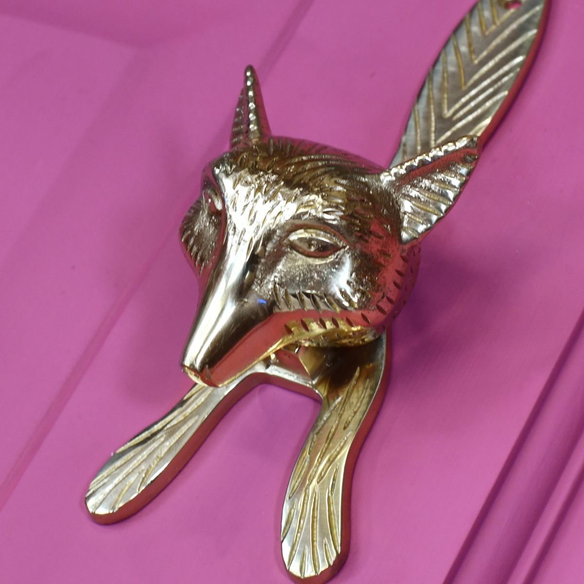 Mr Todd Fox Head Door Knocker