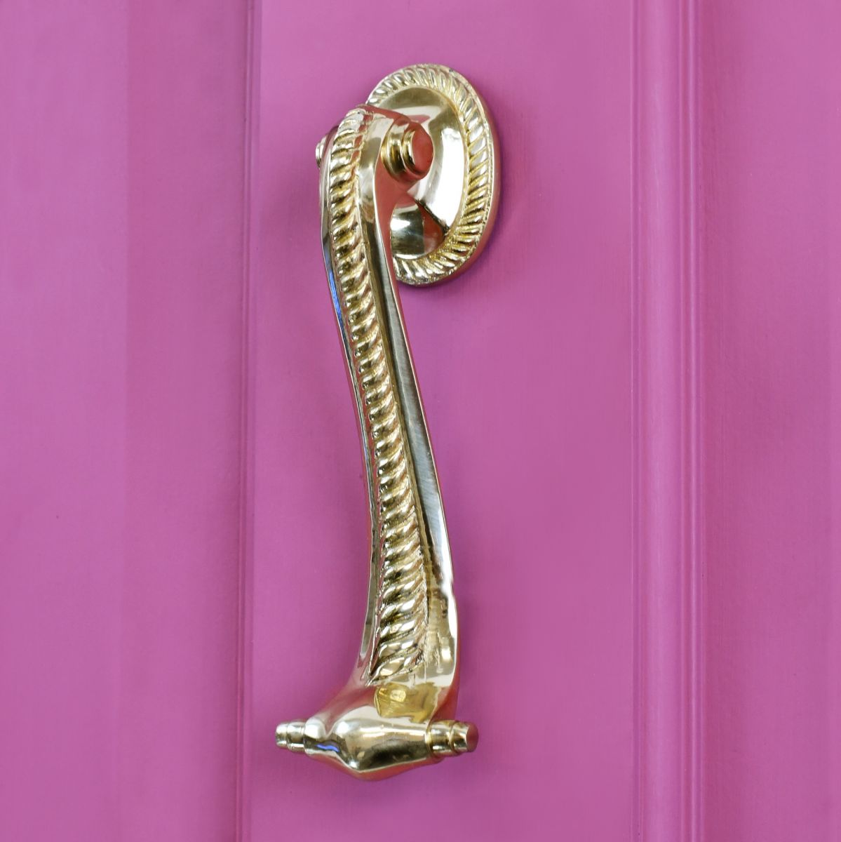 Polished Brass Georgian “Cameo” Knocker 
