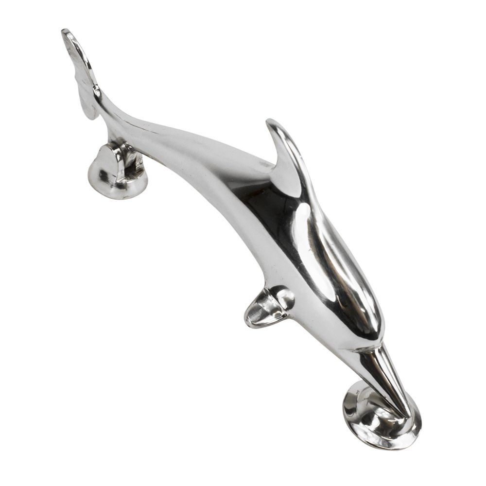 Bright Chrome Dolphin Door knocker