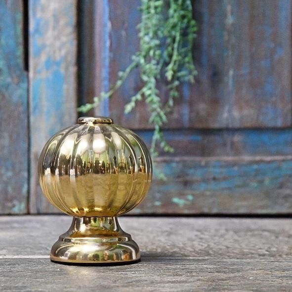 Polished Brass Globe Door Stopper
