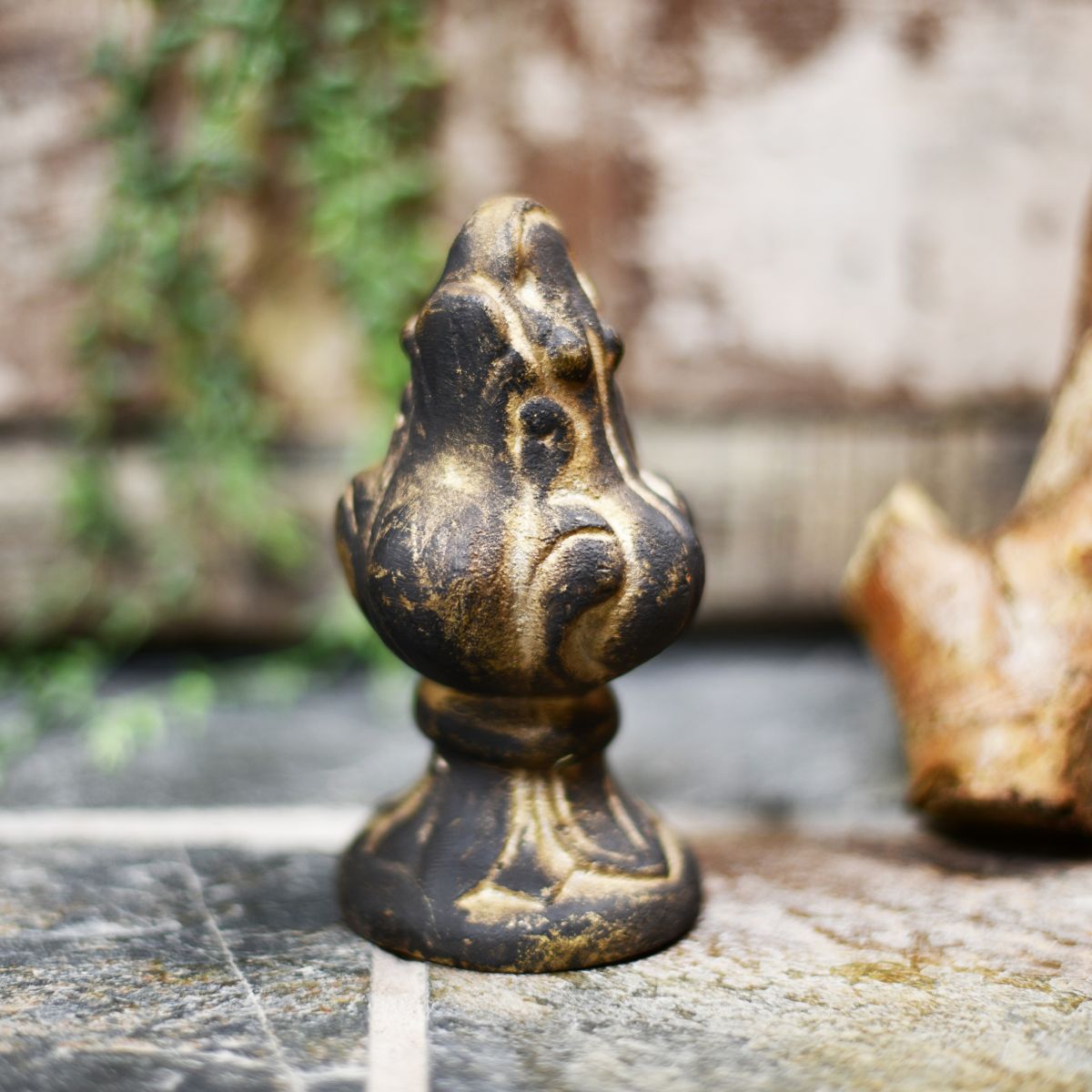 Brass heavy weight ornate door stop