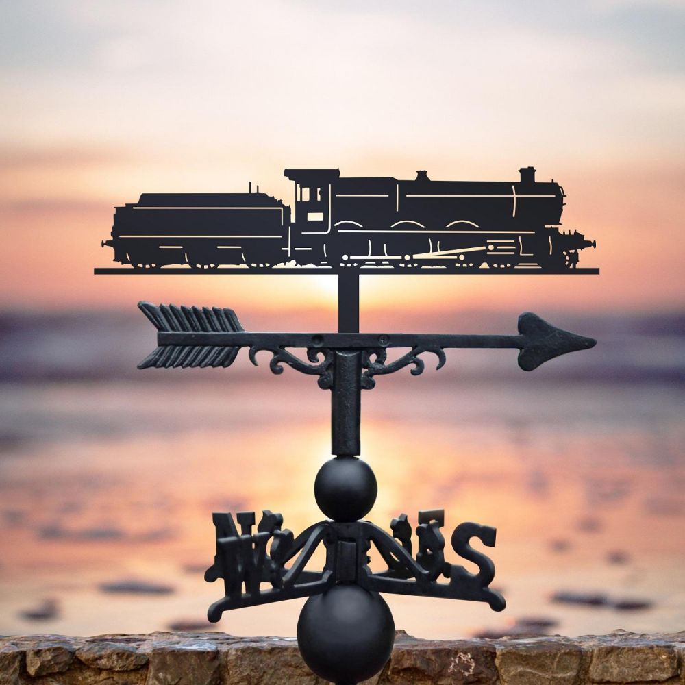 English Hall Class Steam Train Weathervane