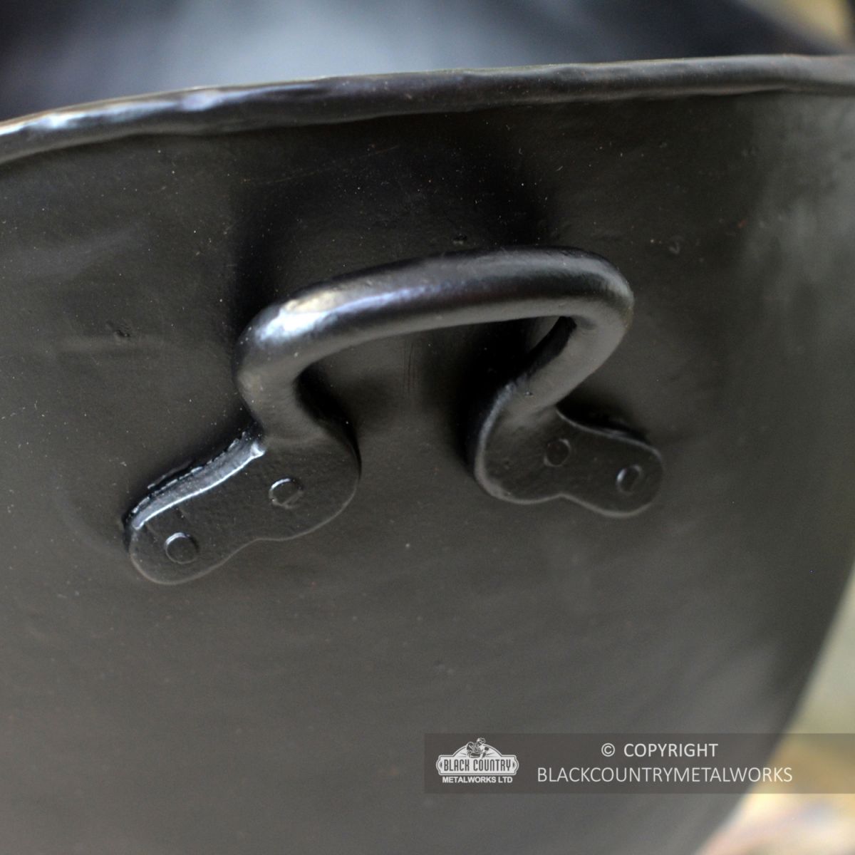 Carry Handles on the Back of the Coal Bucket
