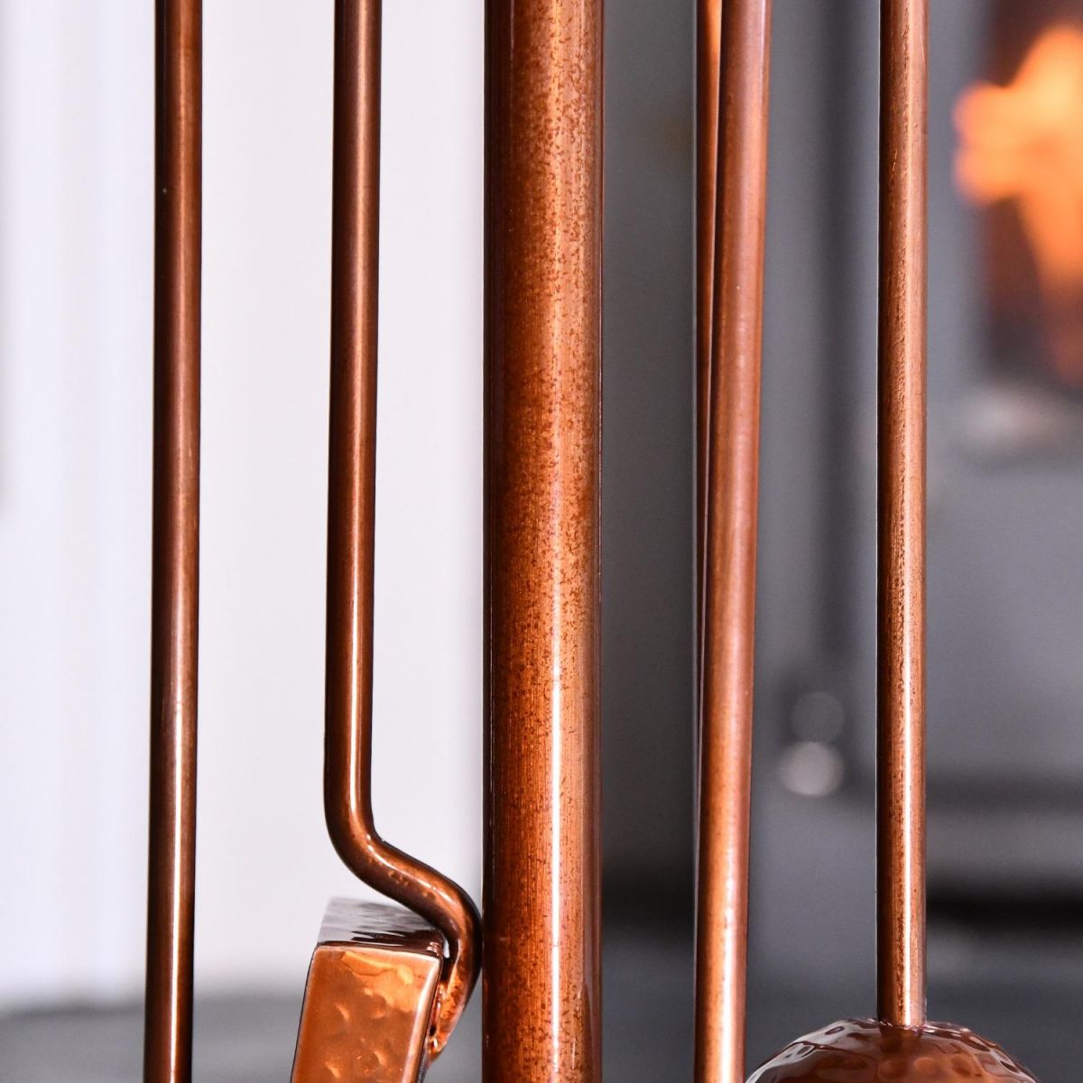 Close up of Antique Copper Tool Handles