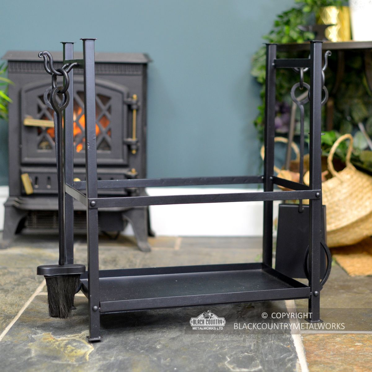 Four Tool Log Basket